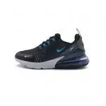 chaussures baskets nike homme air max 270 triple black deep blue